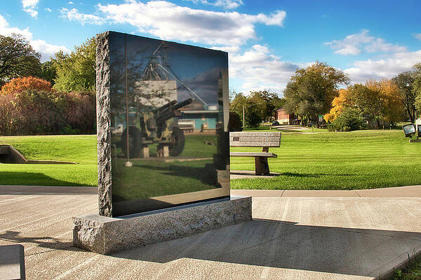 Wall Art featuring the photograph Reflective Artillery by American Landscapes