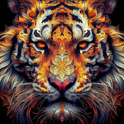 Majestic Wall Art featuring the photograph Regalia Of The Wild by Bill and Linda Tiepelman