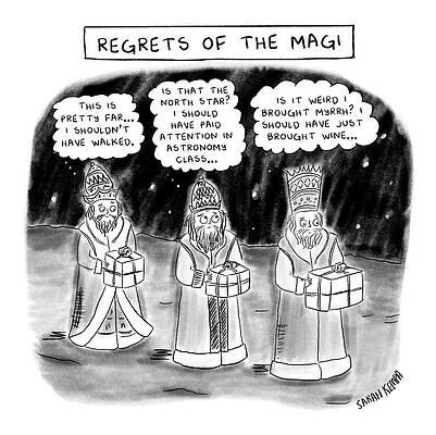 Anxious Drawing - Regrets Of The Magi by Sarah Kempa