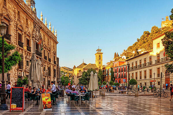 Summer Photograph - Relaxing Afternoon In Granada, Spain by Tatiana Travelways