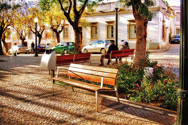 Wall Art featuring the photograph Relaxing In The Park - Alte, Portugal by Tatiana Travelways