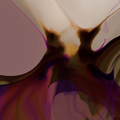 Wall Art featuring the digital art Remaining Fragment by Gina Harrison