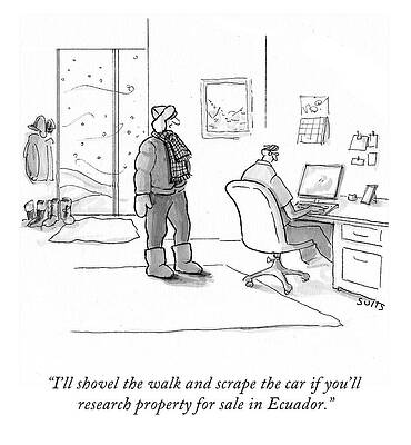 Cold Drawing - Research Property For Sale by Julia Suits