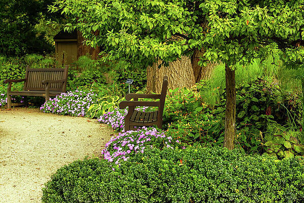 Wisconsin Photograph - Restful Garden Corners by Deb Beausoleil