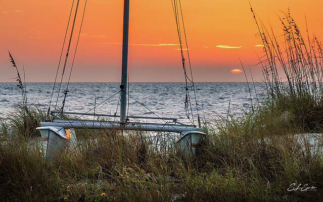 Photograph - Retired At The Beach by Steven Sparks