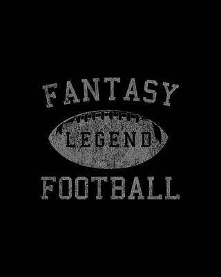 Cool Wall Art featuring the digital art Retro Fantasy Football Legend by Flippin Sweet Gear