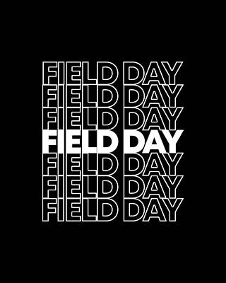 School Wall Art featuring the digital art Retro Field Day by Flippin Sweet Gear