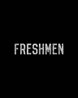 College Wall Art featuring the digital art Retro Freshmen by Flippin Sweet Gear