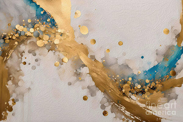 Wall Art featuring the painting Revelation 3 20. The Open Door. Abstract Christian Wall Art by Mark Lawrence