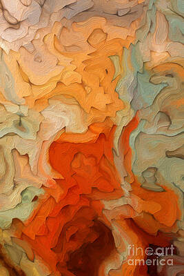 Green Wall Art featuring the painting Revelation 4 11. Heavenly Worship by Mark Lawrence