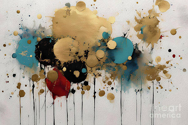 Wall Art featuring the painting Revelation 4 11. Worthy Of All. Contemporary Christian Art by Mark Lawrence