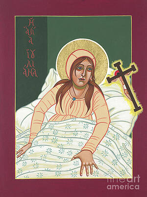 Wall Art featuring the painting Revelations Of Julian Of Norwich 316 by William Hart McNichols