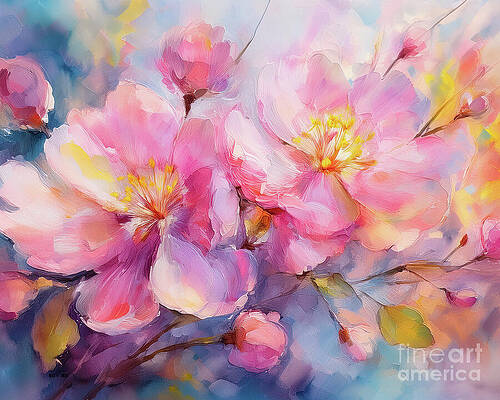 Nature Wall Art featuring the ai art Rhapsody by Macro Abundance