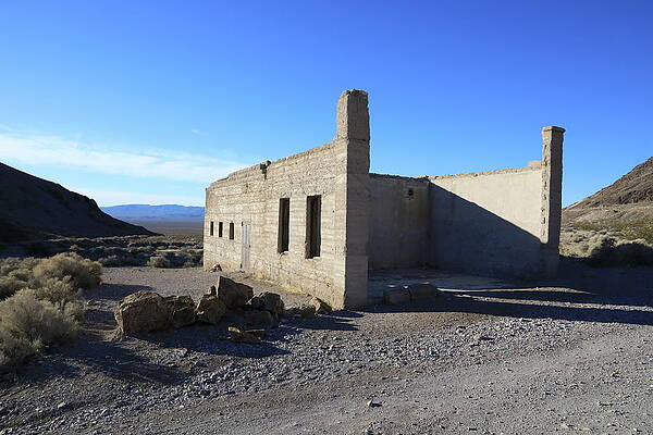 Nevada Wall Art featuring the photograph Rhyolite Ghost Town by Jonathan Babon