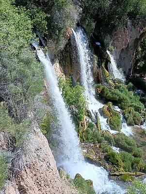 Serene Wall Art featuring the photograph Rifle Falls 12 by Amanda R Wright