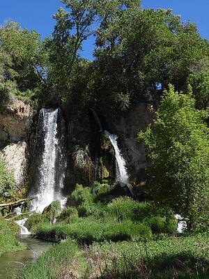 Serene Wall Art featuring the photograph Rifle Falls 2 by Amanda R Wright