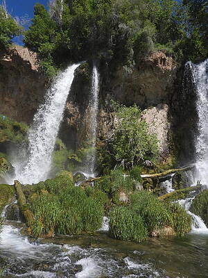 Serene Wall Art featuring the photograph Rifle Falls 5 by Amanda R Wright