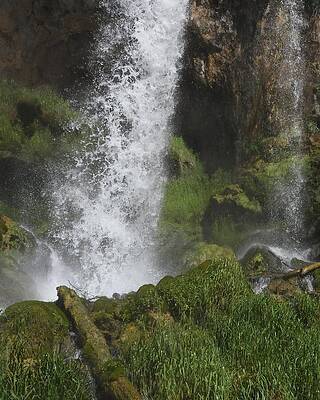 Serene Wall Art featuring the photograph Rifle Falls 7 by Amanda R Wright