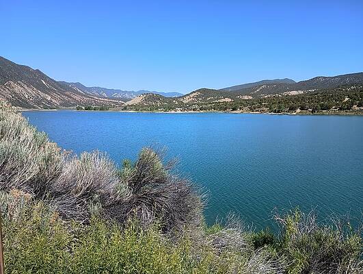 Sky Photograph - Rifle Gap Reservoir by Amanda R Wright