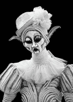 Dramatic Wall Art featuring the photograph Rigid Lady by Elvira Peretsman