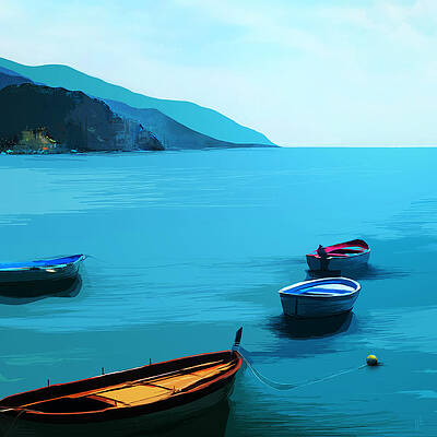 Still Life Wall Art featuring the digital art Riposo by Gina Harrison