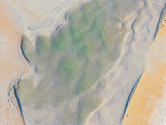 Beach Wall Art featuring the photograph Ripples In The Sand by Oceanic SkyView