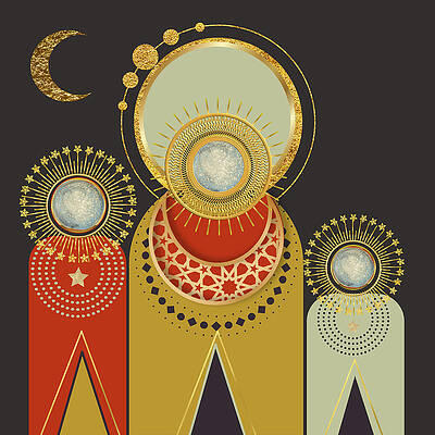 Wall Art featuring the mixed media Rite Of Passage by Canessa Thomas