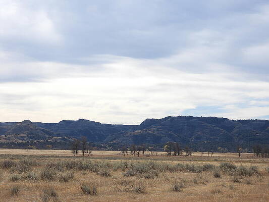 Theodore Roosevelt National Park Photograph - River Bottom Flats by Amanda R Wright