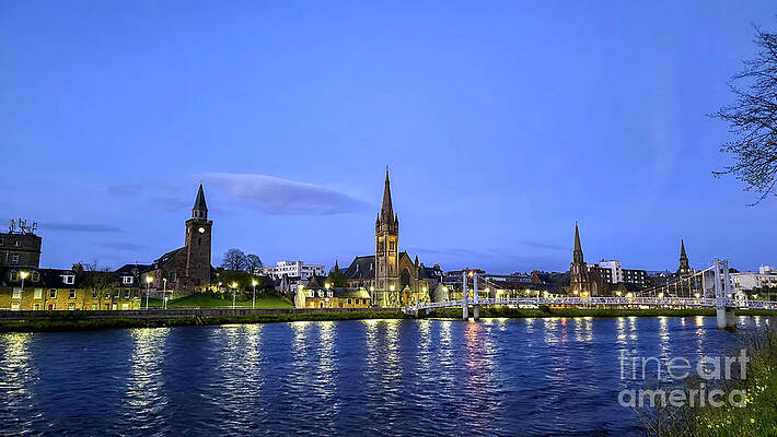 Scotland Wall Art featuring the photograph River Ness - Inverness, Scotland by Jeff Saunders