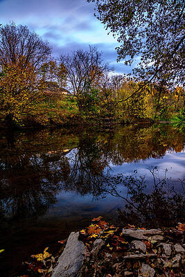 Pennsylvania Photograph - River View At Dusk by Anthony Hightower
