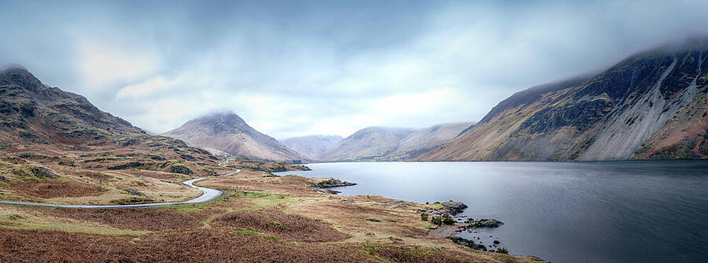 Serene Mountain Landscape Print