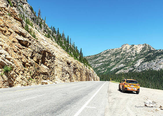 Washington Photograph - Road To Washington Pass by Tom Cochran