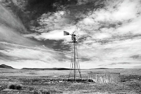 Portland Photograph - Roadside Windmill by Mia Badenhorst