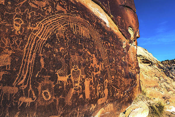Alien Photograph - Rochester Panel And Sky, Utah by Abbie Warnock