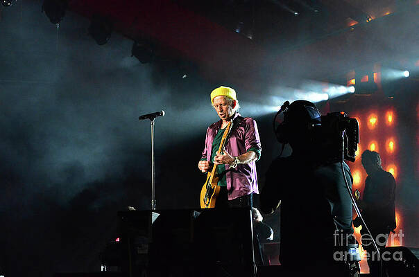 Keith Richards Wall Art featuring the photograph Rock N' Roll Personified by La Dolce Vita