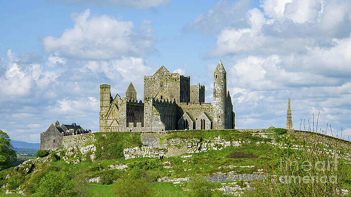 Historical Wall Art featuring the photograph Rock Of Cashel Close Up - Tipperary, Ireland by Jeff Saunders