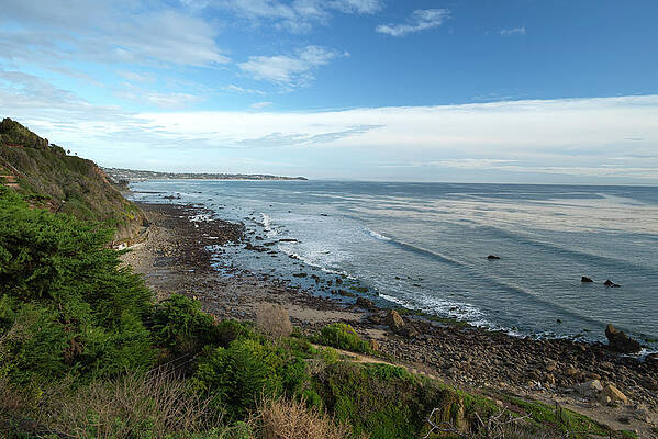Wall Art featuring the photograph Rocky Beach In Malibu by Matthew DeGrushe