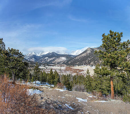 Colorado Photograph - Rocky Mountain National Park In January by Douglas Wielfaert