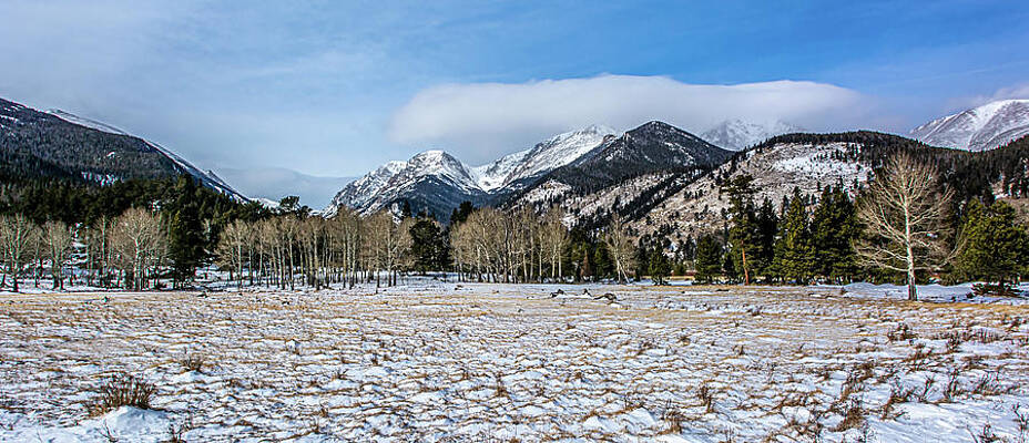 Colorado Photograph - Rocky Mountain National Park Panorama by Douglas Wielfaert