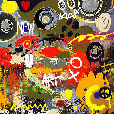 Wall Art featuring the mixed media Rollin' by Canessa Thomas