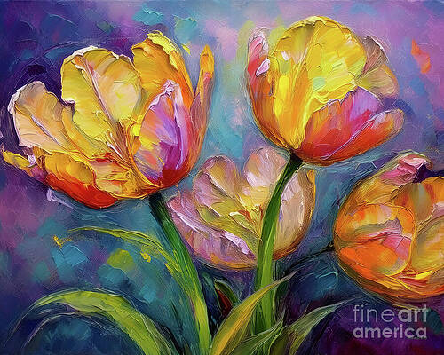 Vintage Wall Art featuring the ai art Romance by Macro Abundance