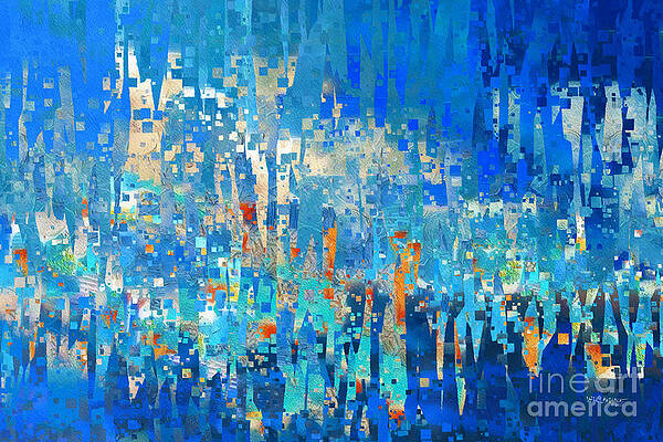 White Wall Art featuring the painting Romans 12 12. Rejoicing In Hope. by Mark Lawrence