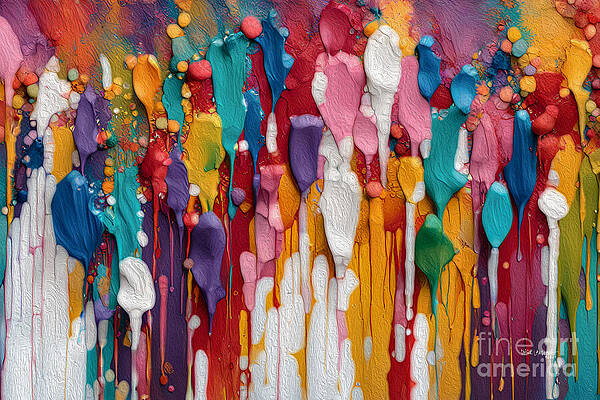 Wall Art featuring the painting Romans 6 4. Newness Of Life. Abstract Christian Wall Art by Mark Lawrence
