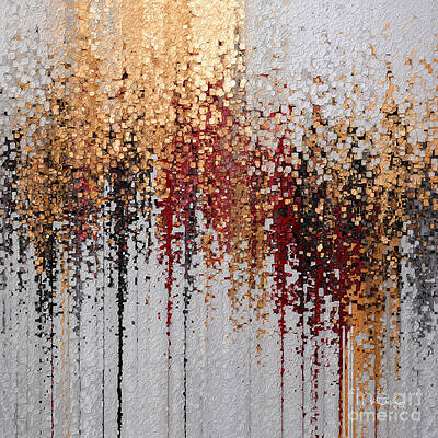 Wall Art featuring the painting Romans 8 31. You Got This. Abstract Christian Wall Art by Mark Lawrence