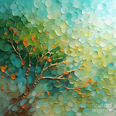 Wall Art featuring the painting Romans 8 32. All Things In Jesus. Bible Verse Christian Inspiration Scripture Wall Art by Mark Lawrence