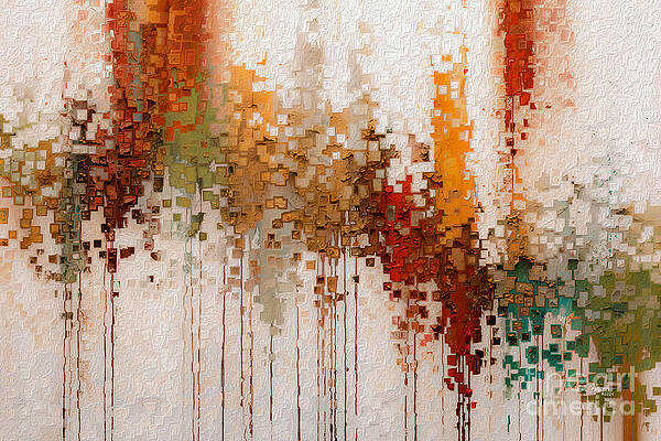 Wall Art featuring the painting Romans 8 37. More Than Conquerors. Modern Christian Wall Art by Mark Lawrence