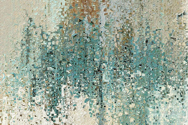 Blue Wall Art featuring the painting Romans 8 38. God's Perfect Love. by Mark Lawrence