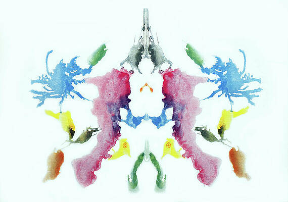 Wall Art featuring the photograph Rorschach Card X by Joe Schofield