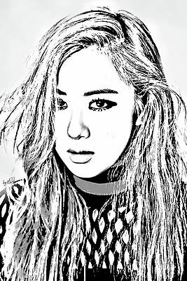 Rose Blackpink, Gone Print