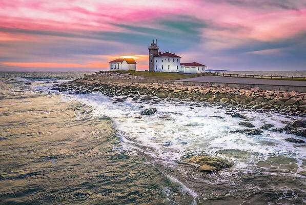 Wall Art featuring the photograph Rose Sunsets by Veterans Aerial Media LLC